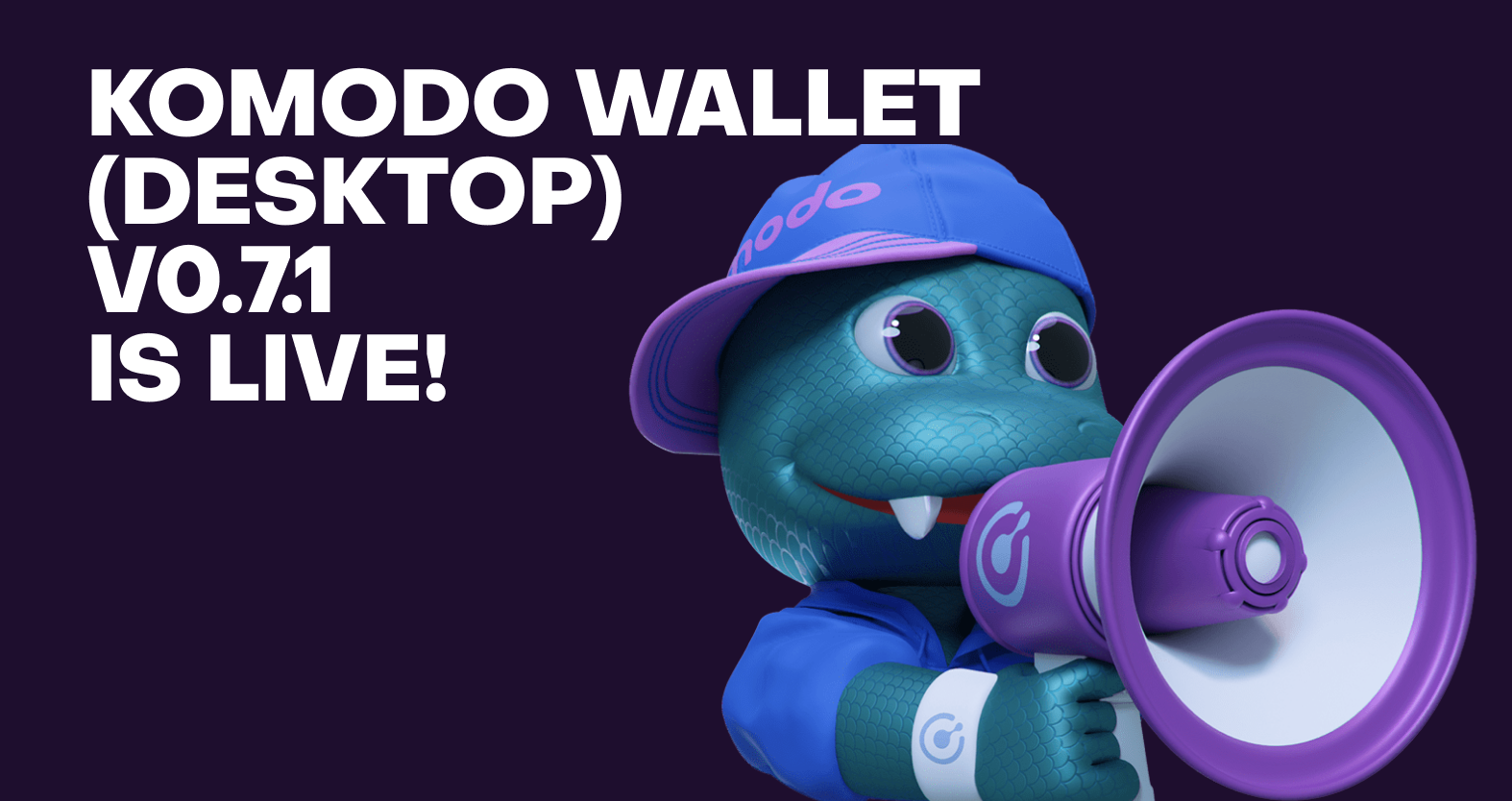 Komodo Wallet (desktop) v0.7.1 Is Live!