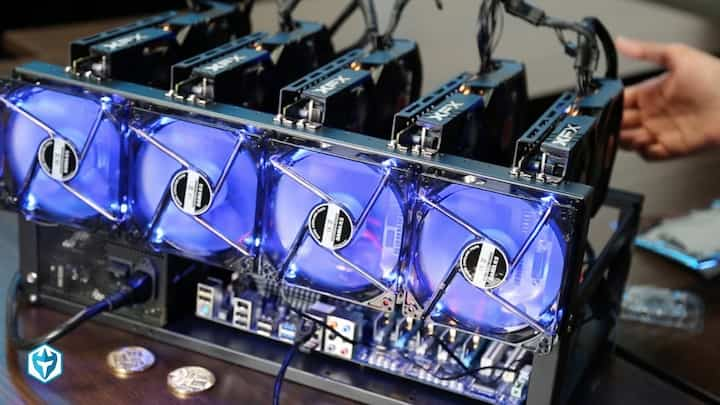 crypto mining rig