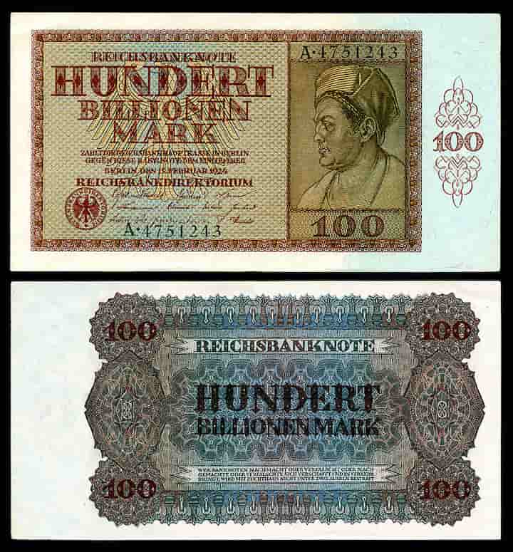 Germany Weimar Republic hyperinflation