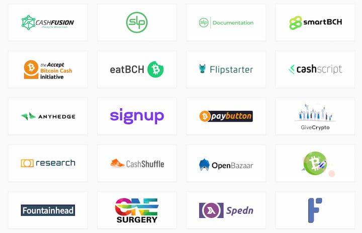 Bitcoin Cash Projects