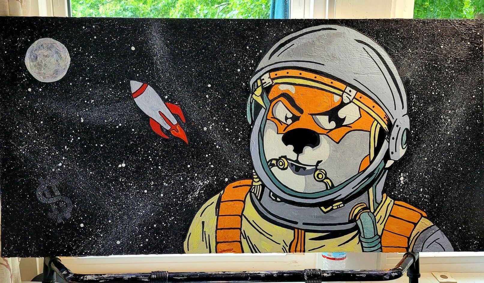 Shiba painting