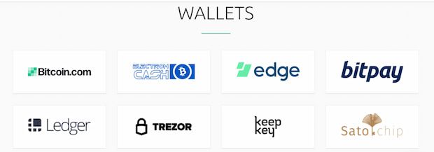 BCH wallets