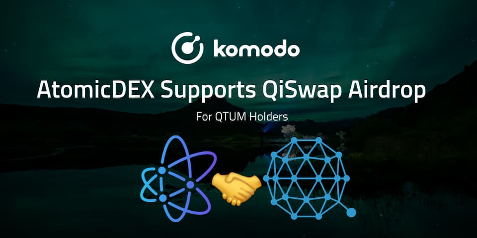 AtomicDEX Supporting QiSwap (QI) Airdrop
