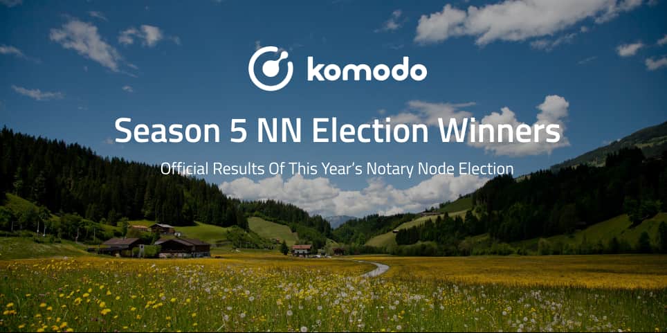 Official Results: Komodo’s Fifth Annual Notary Node Election