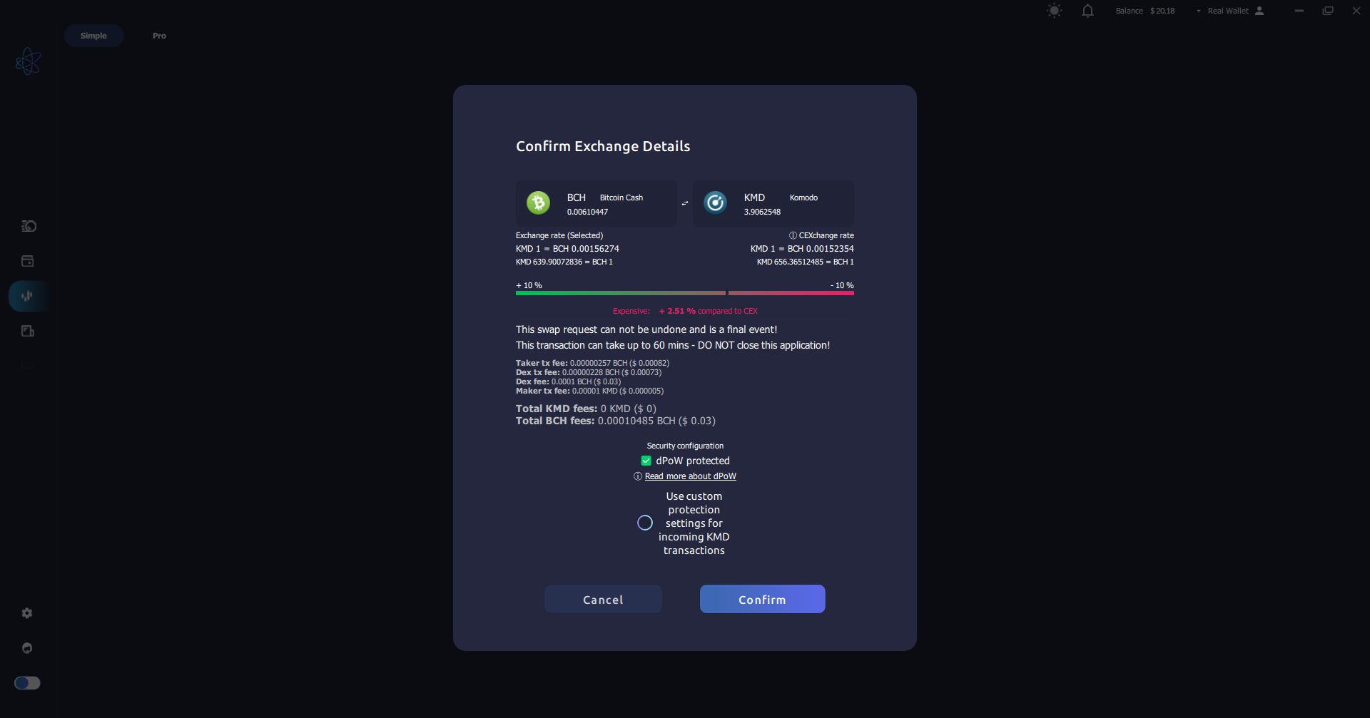 Exchange Details