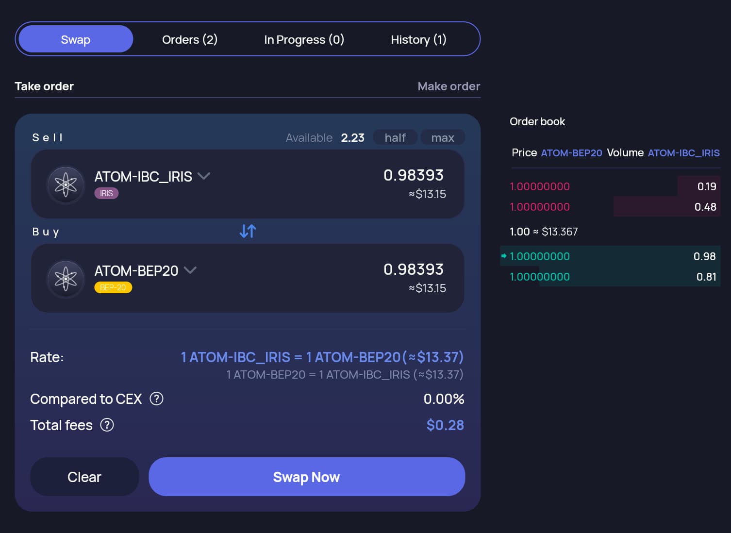 Cosmos support on AtomicDEX