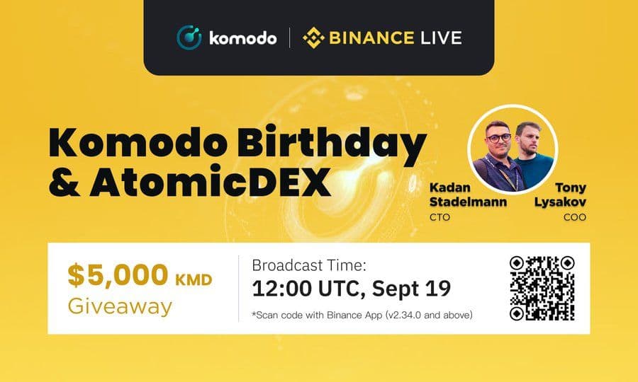 Binance Live AMA with Komodo