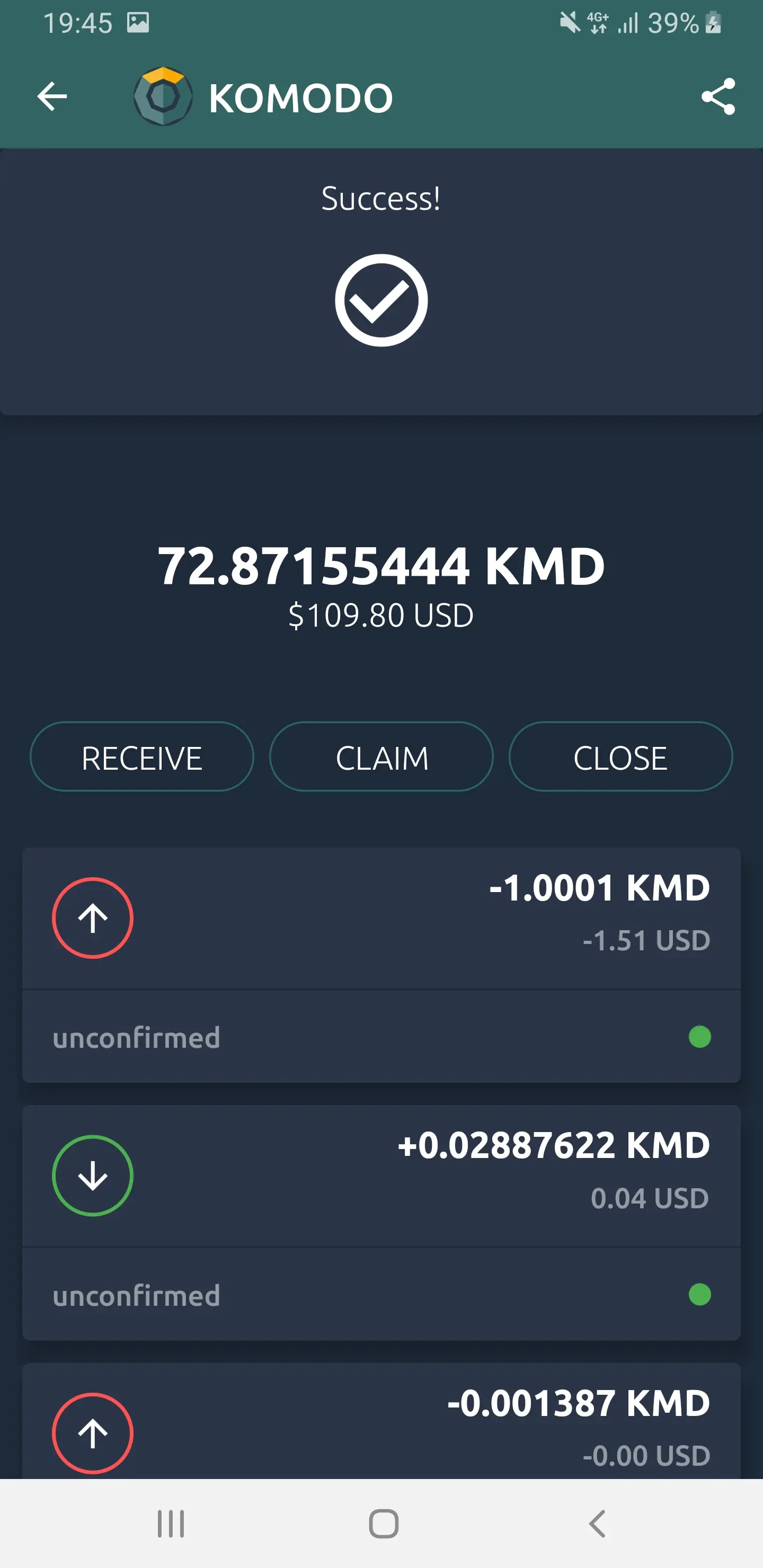  How to Withdraw or Send Funds Using Komodo Mobile Wallet